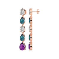 Pear Shape Dangling Earrings