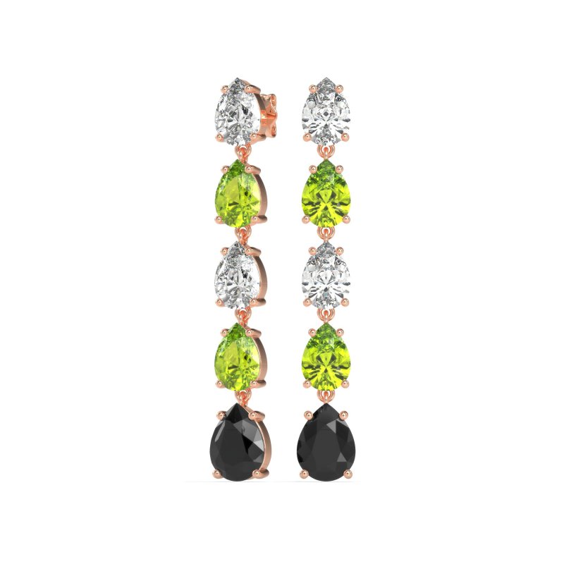 Pear Shape Dangling Earrings