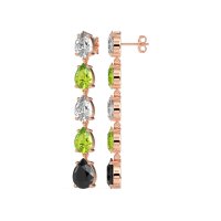 Pear Shape Dangling Earrings