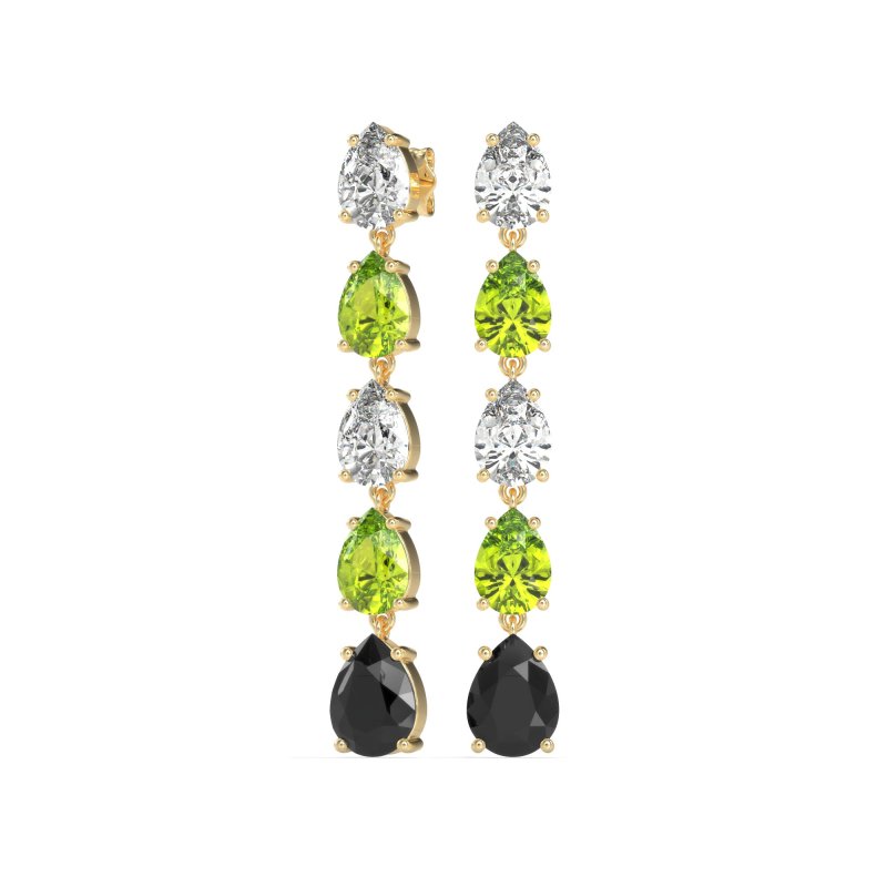 Pear Shape Dangling Earrings