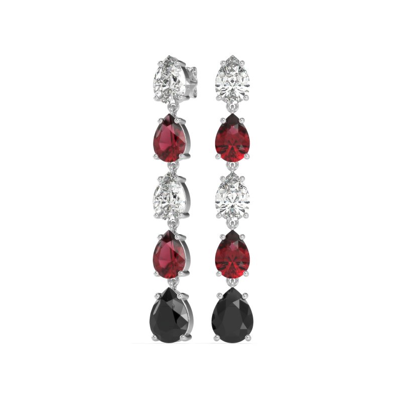 Pear Shape Dangling Earrings