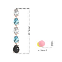 Pear Shape Dangling Earrings