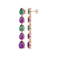 Pear Shape Dangling Earrings