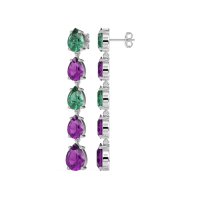 Pear Shape Dangling Earrings