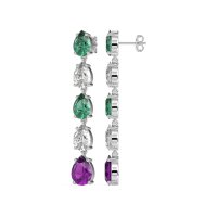 Pear Shape Dangling Earrings