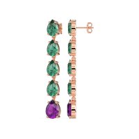 Pear Shape Dangling Earrings