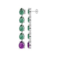Pear Shape Dangling Earrings