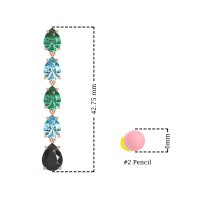 Pear Shape Dangling Earrings
