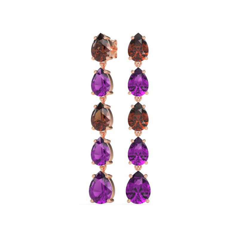 Pear Shape Dangling Earrings