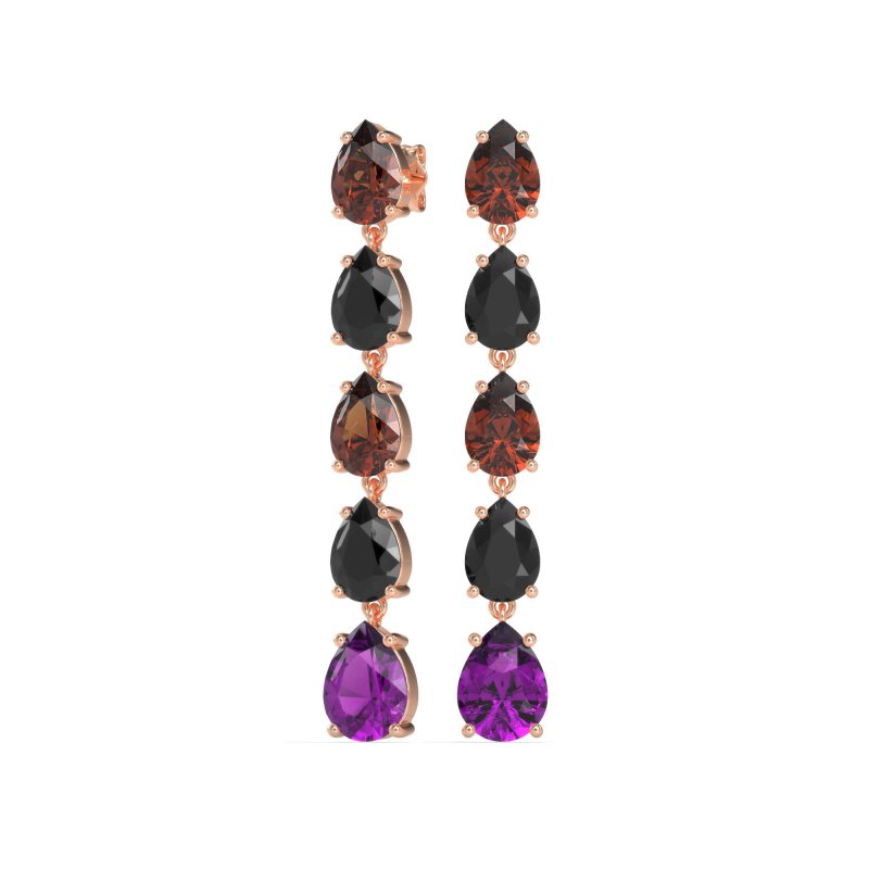 Pear Shape Dangling Earrings