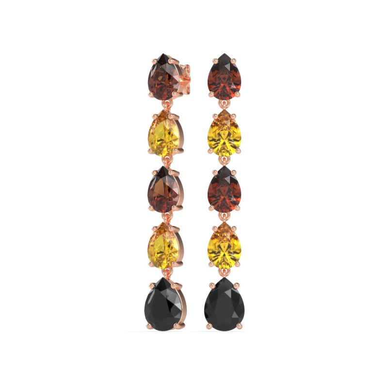 Pear Shape Dangling Earrings