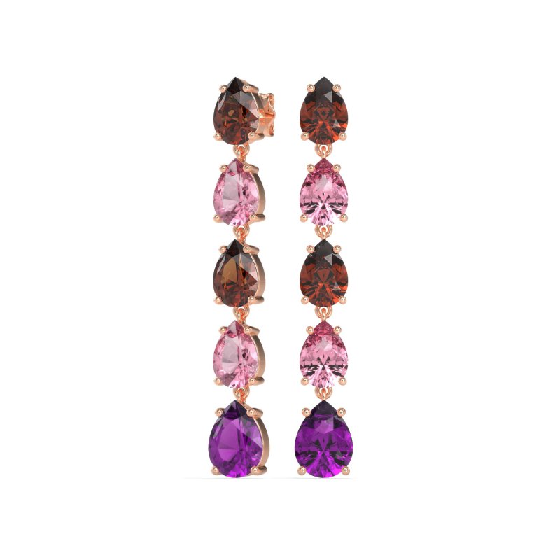 Pear Shape Dangling Earrings