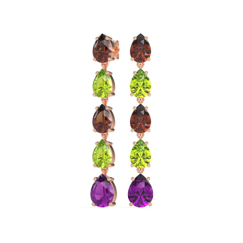 Pear Shape Dangling Earrings