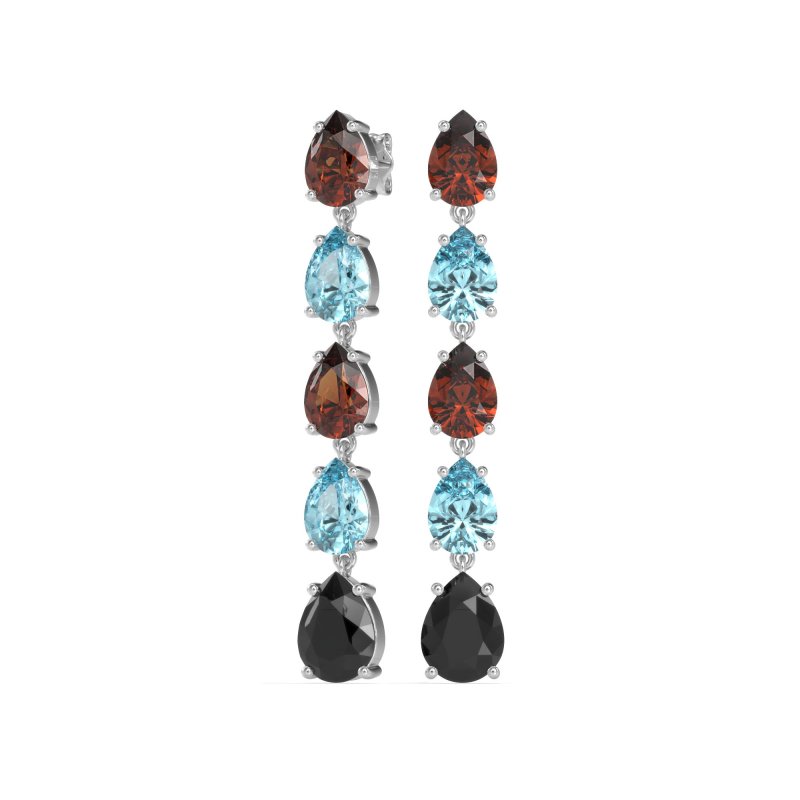 Pear Shape Dangling Earrings