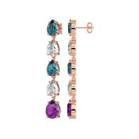 Pear Shape Dangling Earrings