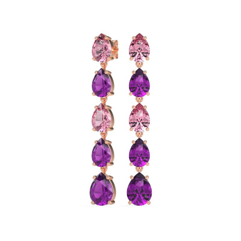 Pear Shape Dangling Earrings