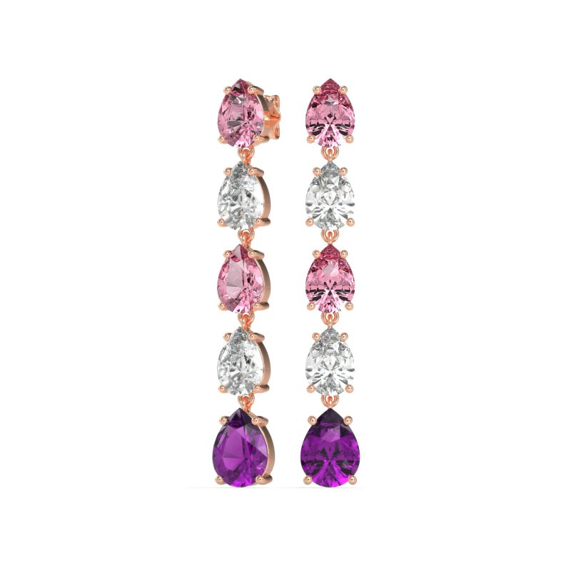 Pear Shape Dangling Earrings