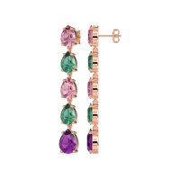 Pear Shape Dangling Earrings