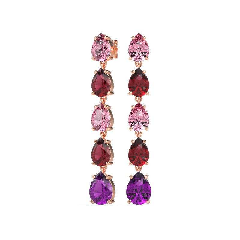 Pear Shape Dangling Earrings