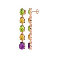 Pear Shape Dangling Earrings