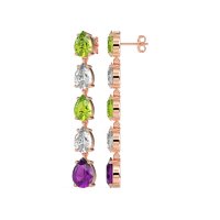 Pear Shape Dangling Earrings