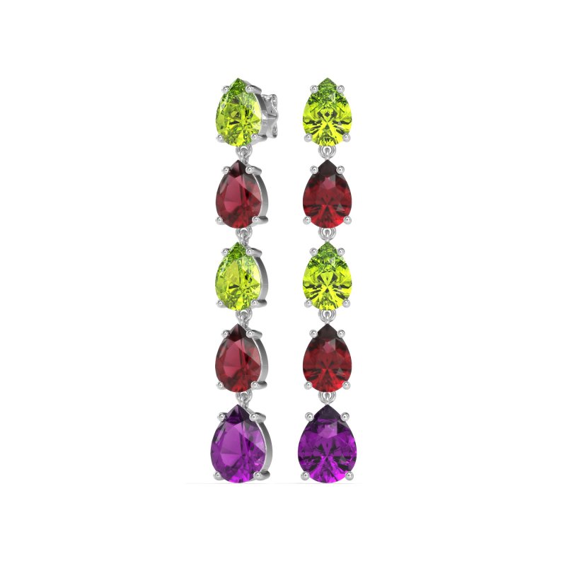 Pear Shape Dangling Earrings