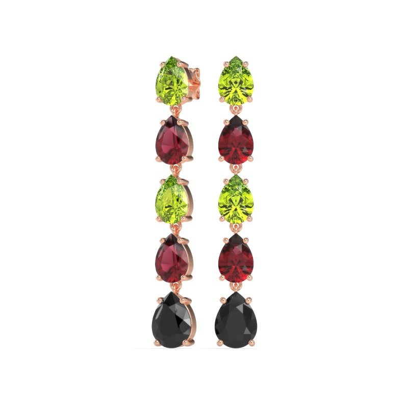 Pear Shape Dangling Earrings