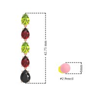 Pear Shape Dangling Earrings