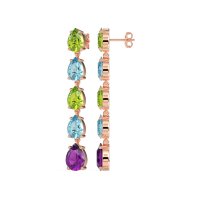 Pear Shape Dangling Earrings