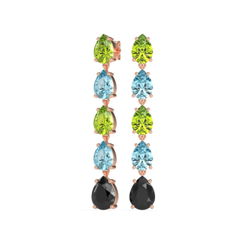 Pear Shape Dangling Earrings