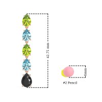 Pear Shape Dangling Earrings