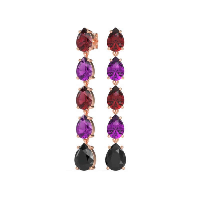 Pear Shape Dangling Earrings