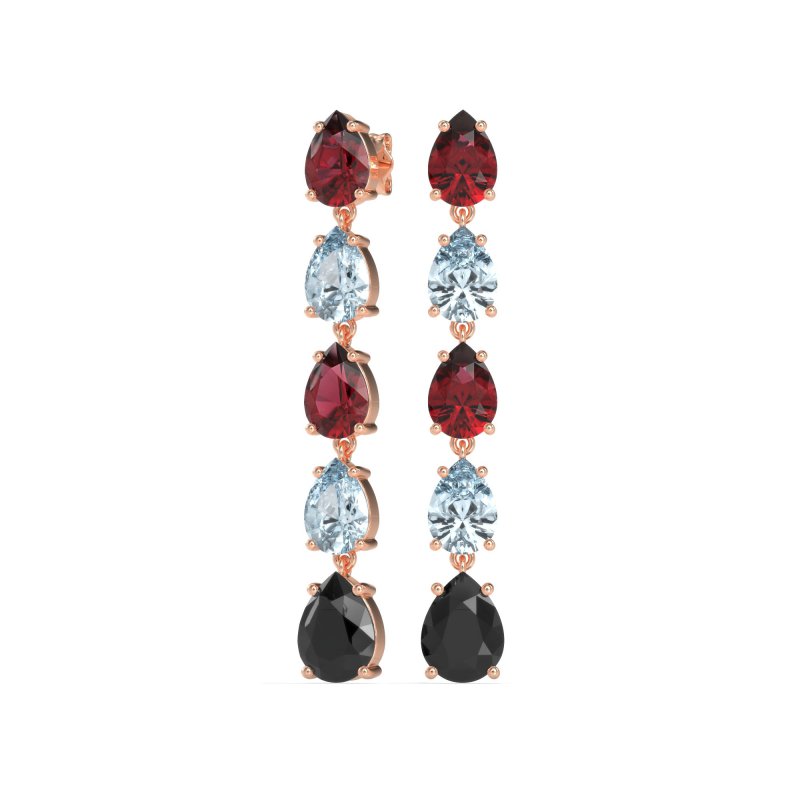 Pear Shape Dangling Earrings