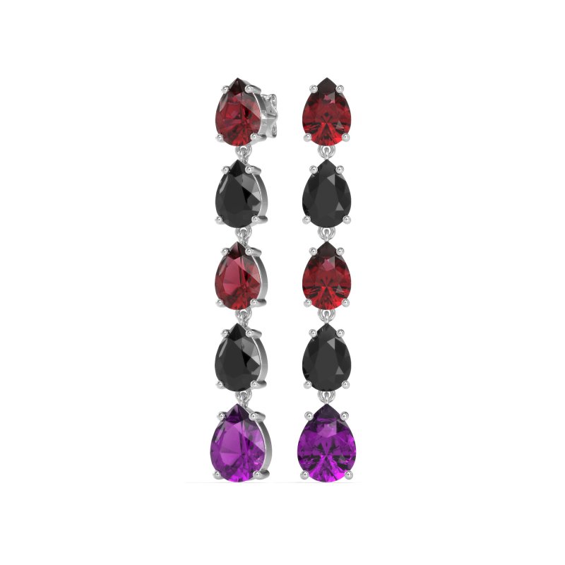 Pear Shape Dangling Earrings