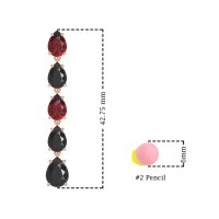 Pear Shape Dangling Earrings