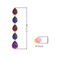 Pear Shape Dangling Earrings