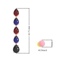 Pear Shape Dangling Earrings