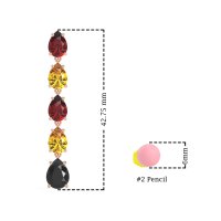 Pear Shape Dangling Earrings