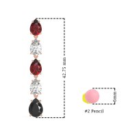 Pear Shape Dangling Earrings