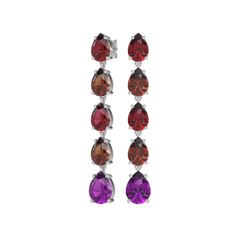 Pear Shape Dangling Earrings