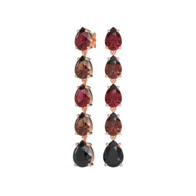 Pear Shape Dangling Earrings