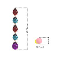 Pear Shape Dangling Earrings