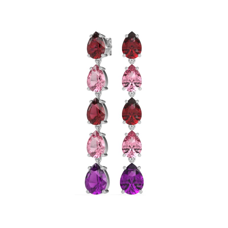 Pear Shape Dangling Earrings