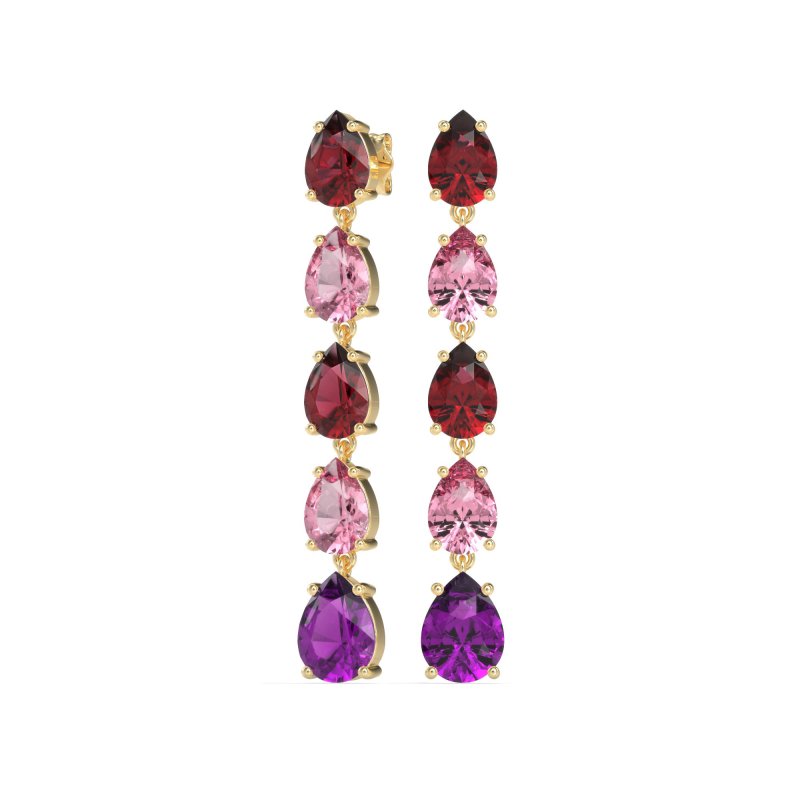 Pear Shape Dangling Earrings