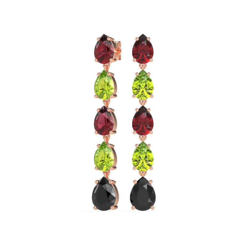 Pear Shape Dangling Earrings