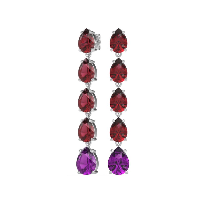 Pear Shape Dangling Earrings