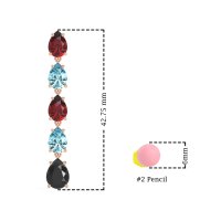 Pear Shape Dangling Earrings