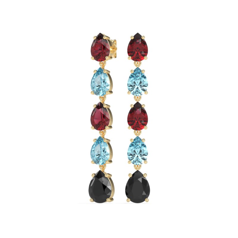 Pear Shape Dangling Earrings