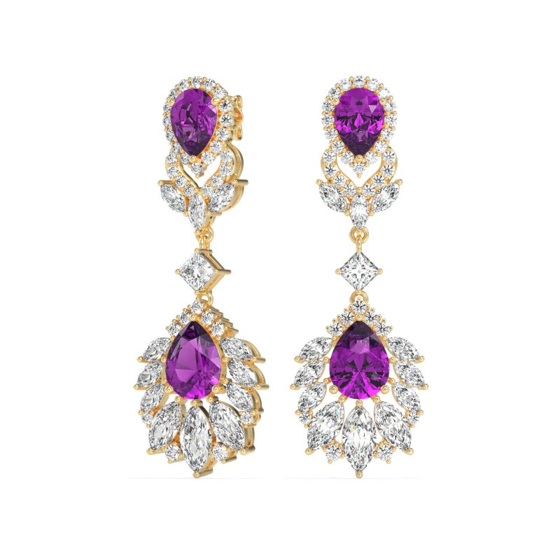 Antique Chandelier Drop Earrings