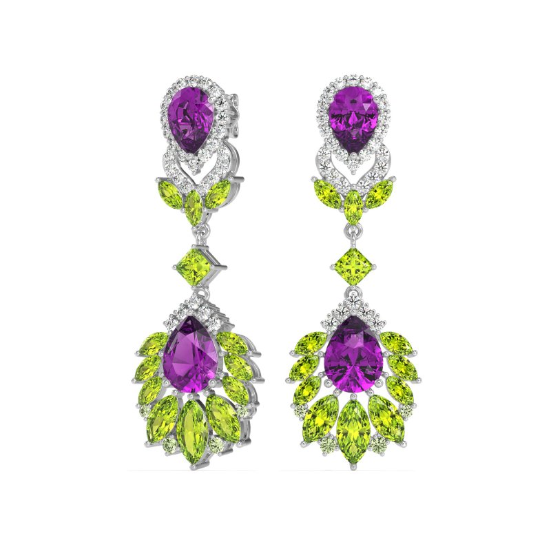 Antique Chandelier Drop Earrings